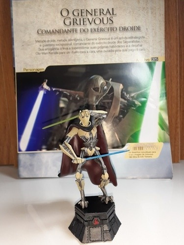 Miniatura General Grievous Star Wars Xadrez De Metal.